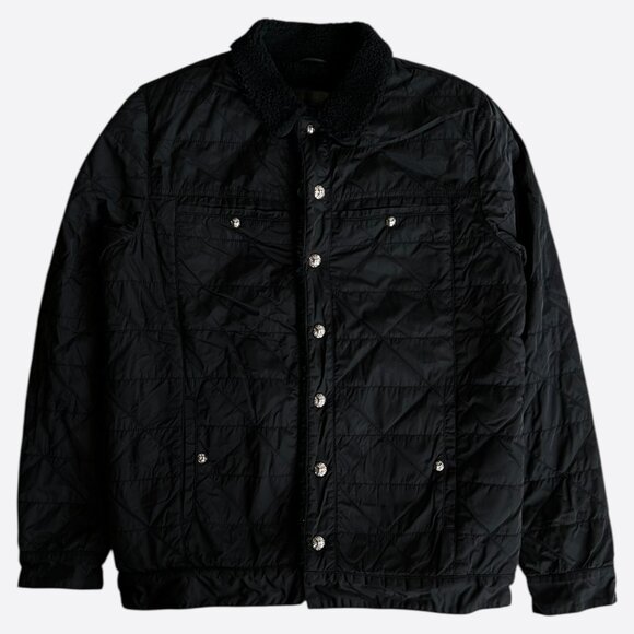 Chrome Hearts Black Quilted Sherpa Jacket - Picture 1 of 6